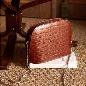 Sezane CROCO VICTOR BAG